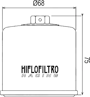 Креслення оливного фільтру Hiflo HF138RC