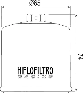 Креслення оливного фільтру Hiflo HF204RC