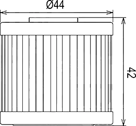 Креслення оливного фільтру Hiflo HF566