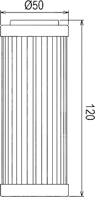 Креслення оливного фільтру Hiflo HF895