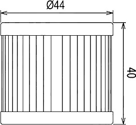 Креслення оливного фільтру Hiflo HF971