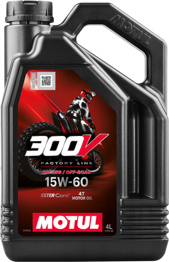 Motul 300V 4T Factory Line Off-Road 15W60 4L